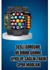 Mey İthalat® Kaliteli Akıllı Saat ve Kaliteli Bluetooth Kulaklık ANC Özelliği Uzun Pil Ömrü
