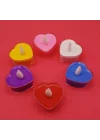 Mey İthalat® Kalpli Tealight Pilli Mum