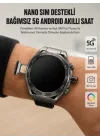 Mey İthalat® Kameralı 5G Android Akıllı Saat AMOLED Ekran Wi-Fi GPS SIM Kart Destekli