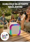 Mey İthalat® Karaoke Mikrofon Hoparlör Seti 6 Saat Kullanım Süresi Yeni Nesil
