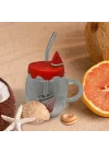 Mey İthalat® Karpuz Tasarımlı Kupa Bardak