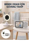 Mey İthalat® Karşılıklı Sesli Bebek Kamerası 4x Zoom Sıcaklık Sensörlü Yeni Nesil