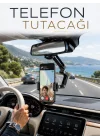 Mey İthalat® Katlanabilir Araç Telefon Tutucu Dikiz Aynasına Monte Telefon Standı
