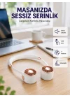 Mey İthalat® Katlanabilir Asılabilir Mini Fan USB Şarjlı 3 Kademeli Sessiz