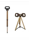 Mey İthalat® Katlanabilir Baston Tabure, Walking stick and portable stoo