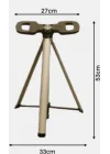 Mey İthalat® Katlanabilir Baston Tabure, Walking stick and portable stoo