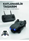 Mey İthalat® Katlanabilir Kamera Drone 4K HD Görüntü, Hover Özelliği ve Uzaktan Kumanda