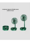 Mey İthalat® Katlanabilir Mini Fan – 3 Kademeli Soğutma, Şarjlı