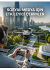 Mey İthalat® Katlanabilir Profesyonel Görünümlü Kamera Drone