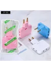 Mey İthalat® KATLANIR PRİZ  3 GÖZLÜ