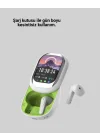 Mey İthalat® Kayar Kapak Tasarımlı Dokunmatik Ekranlı Kablosuz Bluetooth Kulaklık
