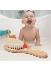 Mey İthalat® Keçi Kılı Organik Bebek Banyo Tarağı