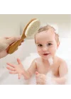 Mey İthalat® Keçi Kılı Organik Bebek Banyo Tarağı