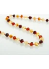 Mey İthalat®   Kehribar Bebek Kolyesi 587 Multicolor