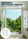 Mey İthalat® Kesilebilir Çift Kanatlı Pencere Sinekliği Dayanıklı File