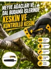 Mey İthalat® Kılıflı Budama Bahçe Testeresi 270 mm Düz Bıçaklı