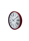 Mey İthalat® Kırmızı 36 Cm Duvar Saati