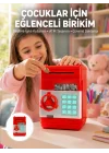 Mey İthalat® Kırmızı ATM Kasa Tipi Para Biriktirme Kumbarası