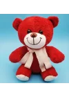 Mey İthalat® Kırmızı Peluş Oyuncak Ayıcık