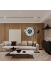 Mey İthalat® Klasik Gold 60 Cm Çarklı Duvar Saati