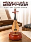 Mey İthalat® Klasik Ud Figürlü Melodili Müzik Kutusu Şık Hediyelik