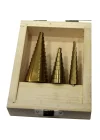 Mey İthalat® Knisaw KS 51699 Kademeli Saç Delgi Seti