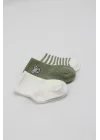 Mey İthalat® Koala Boy 3lü Penye Soket Çorap 10133 Ekru
