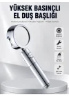 Mey İthalat® Kolay Montajlı 3 Modlu Yüksek Basınç Duş Başlığı