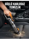 Mey İthalat® Kompakt Kablosuz Süpürge Güçlü Çekiş ve Düşük Ses Seviyesi
