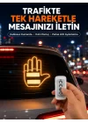 Mey İthalat® Kompakt Tasarımlı LED Jest Işığı – Selam ve Teşekkür Modları