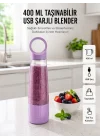Mey İthalat® Kompakt Tasarımlı USB Şarjlı Smoothie Blender