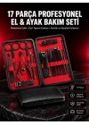 Mey İthalat® Kompakt ve Şık Tasarımlı 17 Parça Bakım Seti Yeni Nesil