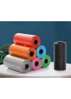 Mey İthalat® Köpek Dışkı Poşeti 4lü Düz Renk Set