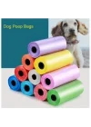 Mey İthalat® Köpek Dışkı Poşeti 4lü Düz Renk Set