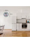 Mey İthalat® Krem 36 Cm Mutfak Dekoratif Duvar Saati