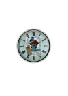 Mey İthalat® Krem 36 Cm Paris Strawberry Bird Duvar Saati