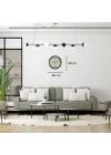 Mey İthalat® Krom Elegance 40 Cm Metal Duvar Saati