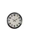 Mey İthalat® Krom Prime 40 Cm Metal Duvar Saati
