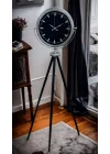 Mey İthalat® Krom Prime Modern Tripod Ayaklı Saat