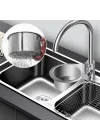 Mey İthalat® Kuğu Tasarımlı Paslanmaz Lavabo Drenaj Sepeti