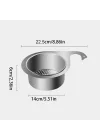 Mey İthalat® Kuğu Tasarımlı Paslanmaz Lavabo Drenaj Sepeti