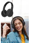 Mey İthalat® Kulak Üstü Kablosuz Bluetooth Kulaklık Gürültü Önleyici Uzun Şarj Süreli