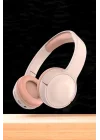 Mey İthalat® Kulak Üstü Kablosuz Bluetooth Kulaklık Gürültü Önleyici Uzun Şarj Süreli