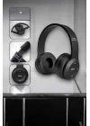 Mey İthalat® Kulak Üstü TF Kart ve AUX Destekli Ergonomik Bluetooth Kulaklık