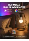 Mey İthalat® Kumanda Destekli Çok Renkli Akıllı LED Ampul Yeni Nesil