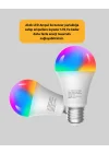 Mey İthalat® Kumanda Destekli Çok Renkli Akıllı LED Ampul Yeni Nesil