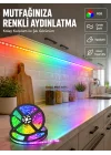 Mey İthalat® Kumandalı 5 Metre Şerit LED Dekoratif Aydınlatma