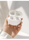 Mey İthalat® Küpeli Kablosuz Bluetooth Kulaklık Uzun Süreli Şarj Özellikli