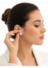 Mey İthalat® Küpeli Kablosuz Kulaklık Yeni Nesil Bluetooth Teknolojisi