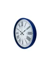 Mey İthalat® Lacivert 36 Cm Dekoratif Duvar Saati